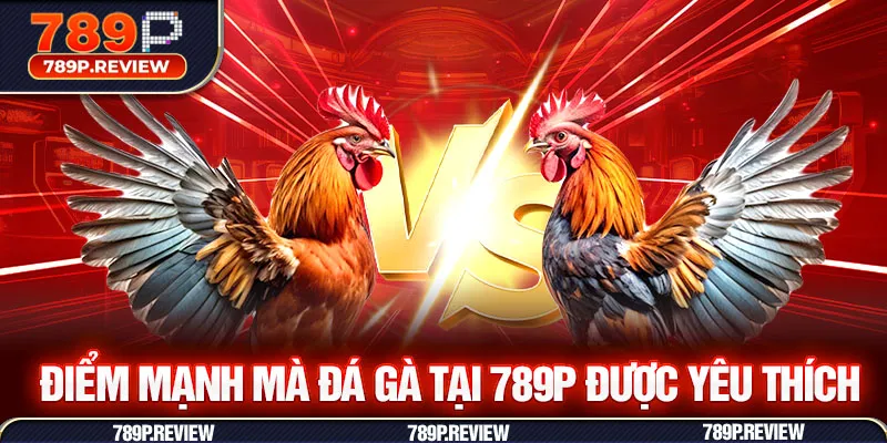 Điểm mạnh mà đá gà tại 789P được yêu thích
